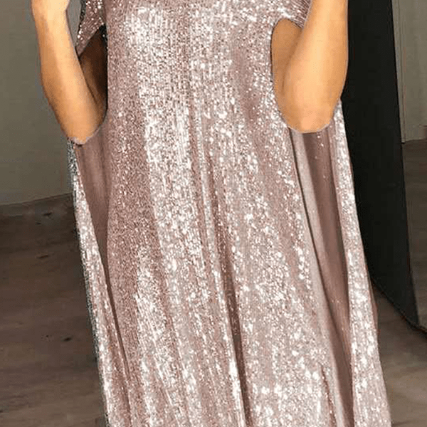Solid Split Joint Mandarin Collar Dresses