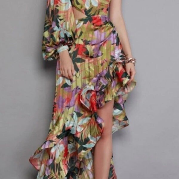 PRINTED MAXI DRESS