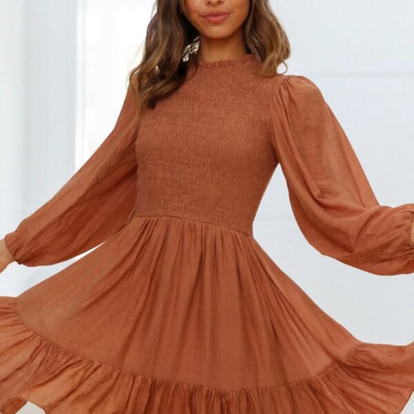 Vara Chiffon Ruffle Dress