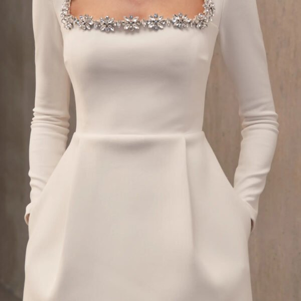 CRYSTAL DECOR MINI DRESS
