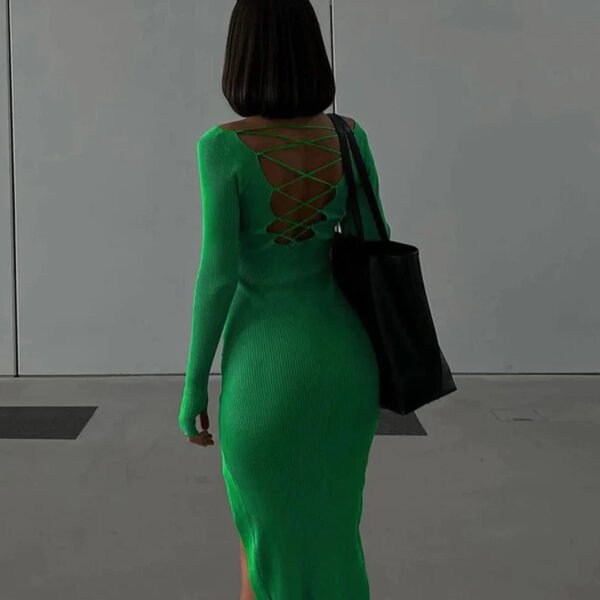 Audrey Cut Out Drawstrings Dress